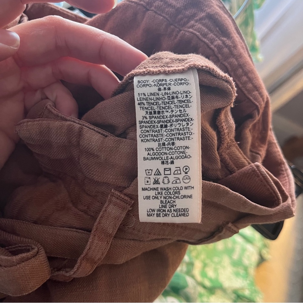 Free People High Waisted Linen Pants - image 6